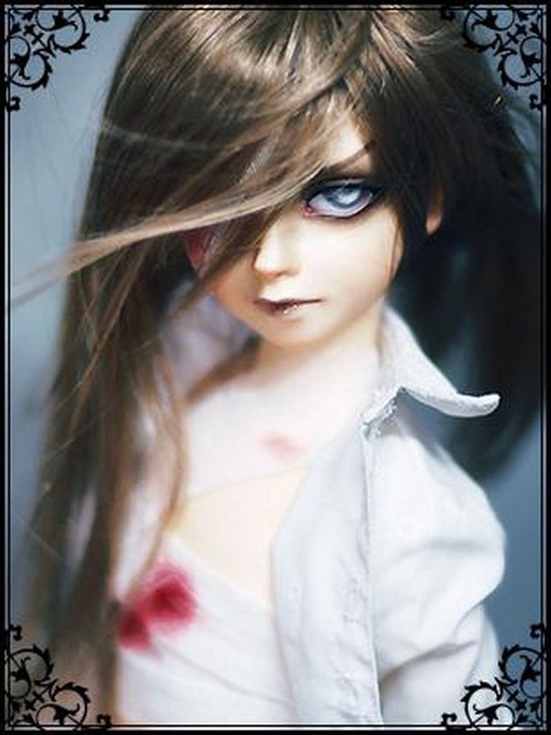 poupee filles style gothique