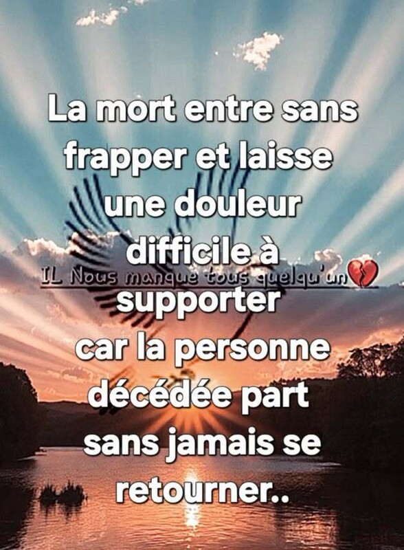 perte de ceux que lon aime